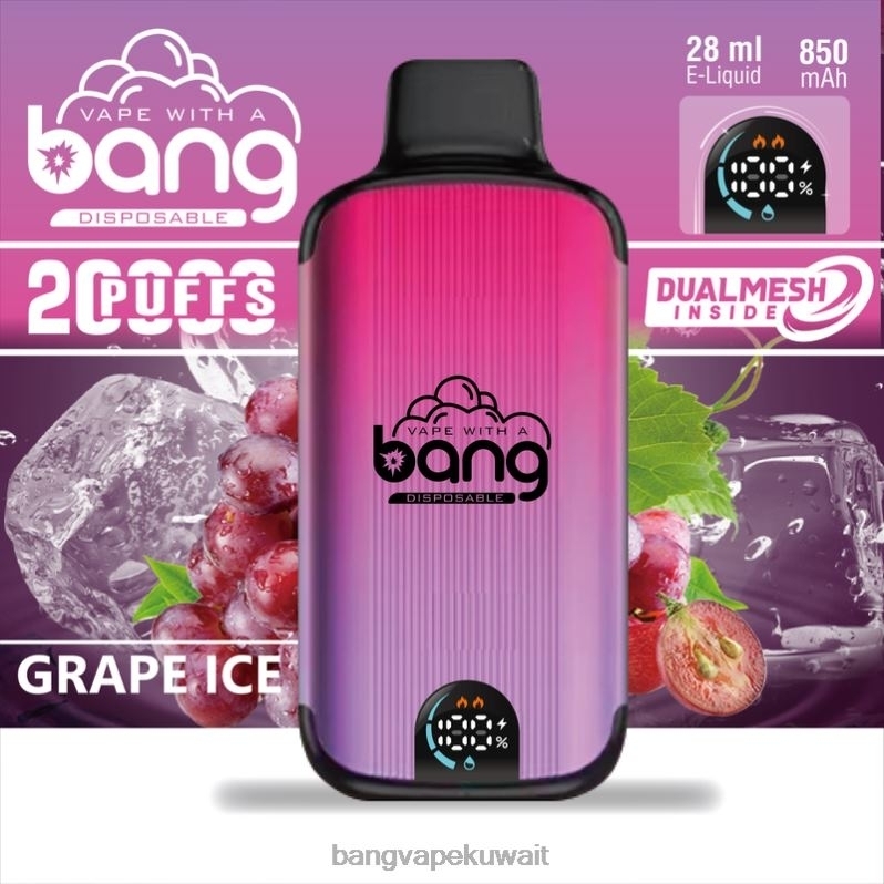 Vape Gang Disposables - Bang Vape Digital Smart Screen 20000 نفخة يمكن التخلص منه L0B4L3