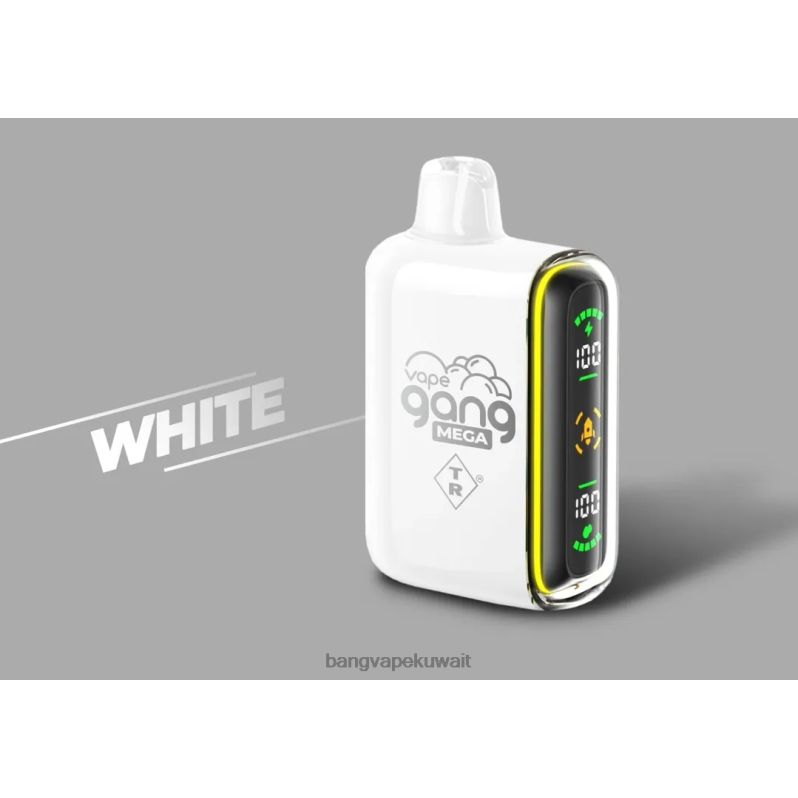 Bang Box Vape Flavors - Vape Gang MEGA 20.000 نفخة من السجائر الإلكترونية (علبة بها 5 عبوات) أبيض L0B4L60