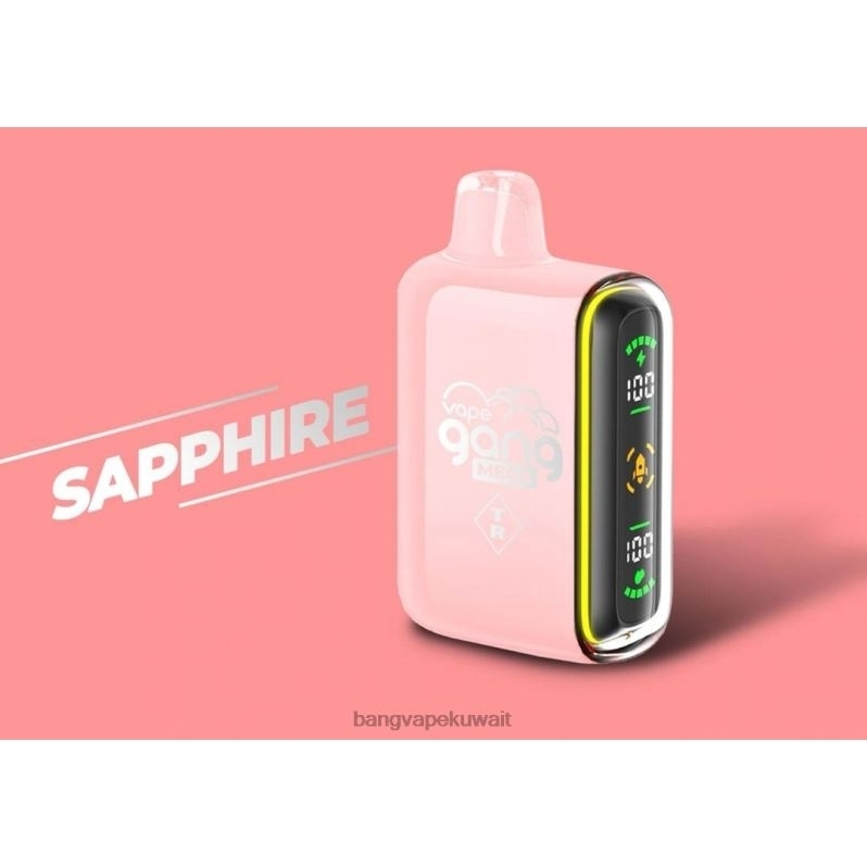 Bang Vape Flavors - Vape Gang MEGA 20.000 نفخة من السجائر الإلكترونية (علبة بها 5 عبوات) الياقوت L0B4L59