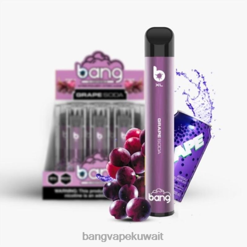 Vape Gang Shop - Bang Vape XL يمكن التخلص منه مياه غازية بنكهة العنب L0B4L29