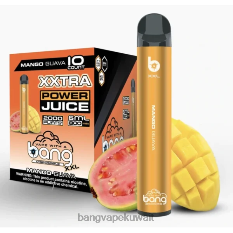 Bang Disposable Vape Flavors - Bang Vape XXL 2000 نفث مانجو جوافة L0B4L20