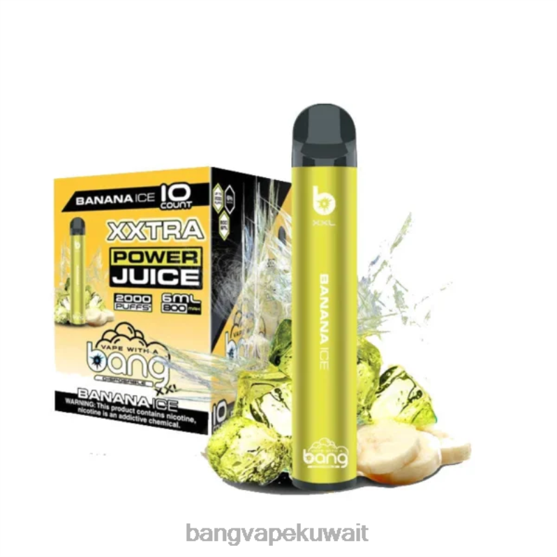 Vape Gang Disposables - Bang Vape XXL 2000 نفث جليد الموز L0B4L13
