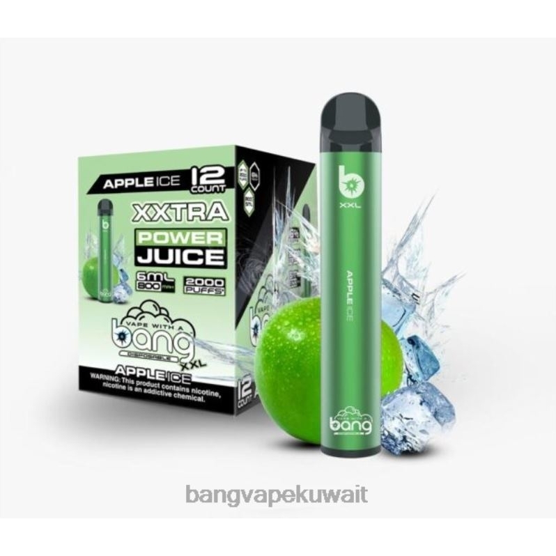 Vape Gang Kuwait - Bang Vape XXL 2000 نفث ثلج التفاح L0B4L12