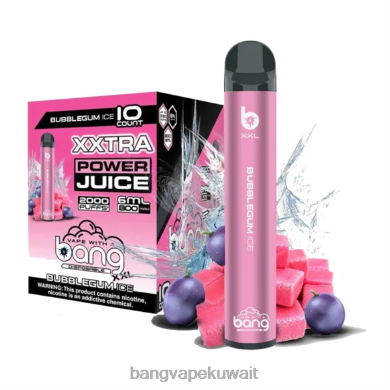 Vape With A Bang Disposable - Bang Vape XXL 2000 نفث الجليد الزاهي L0B4L15